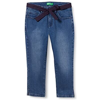 United Pantalons Filles et Filles, Bleu 901 avec ceinture bleue, XL United Pantalons Filles et Filles, Bleu 901 avec ceinture bleue, XL