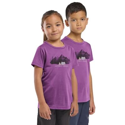 Jack Wolfskin Hiking Graphic T Kids T-shirt Fille Jack Wolfskin Hiking Graphic T Kids T-shirt Fille