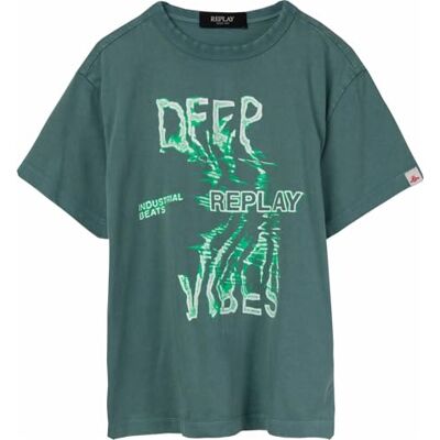 Replay Sb7407 T-shirt Garçon Replay Sb7407 T-shirt Garçon