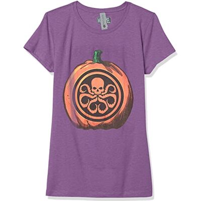 Marvel Little Big Classic Skull Citrouille T-shirt à manches courtes pour filles, violet Berry, taille M, Purple Berry, M Marvel Little Big Classic Skull Citrouille T-shirt à manches courtes pour filles, violet Berry, taille M, Purple Berry, M