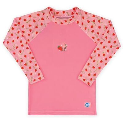 Splash About Haut rashguard à manches longues, champ de fraises 2 ans Splash About Haut rashguard à manches longues, champ de fraises 2 ans