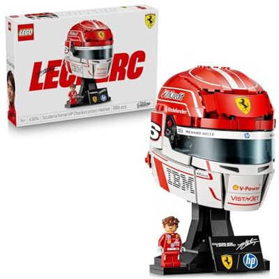 Lego Editions Scuderia Ferrari HP Casque de Charles Leclerc Produit F1 Maquette avec Minifigurine Collector Décoration Intérieure Cadeau pour Garçon dès 14 ans et Adulte Fan d'Automobile 43014 Lego Editions Scuderia Ferrari HP Casque de Charles Leclerc Produit F1 Maquette avec Minifigurine Collector Décoration Intérieure Cadeau pour Garçon dès 14 ans et Adulte Fan d'Automobile 43014