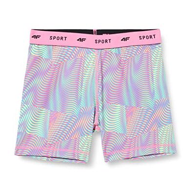 4F JUNIOR Short FNK pour Filles, Allover multicolour, 158-164 4F JUNIOR Short FNK pour Filles, Allover multicolour, 158-164