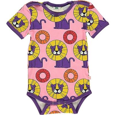 Småfolk Body à manches courtes avec des lions Costumes pour bébé et enfant Bébé fille Småfolk Body à manches courtes avec des lions Costumes pour bébé et enfant Bébé fille