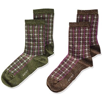 ESPRIT Check 2-pack K So Chaussettes Enfants unisexes (lot de 1) ESPRIT Check 2-pack K So Chaussettes Enfants unisexes (lot de 1)