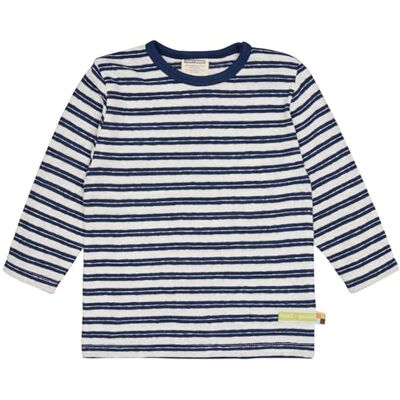 loud + proud Langarm, Streifen Mit Leinen, Aus Bio Baumwolle, Gots Zertifiziert T-shirt à manches longues Mixte enfant loud + proud Langarm, Streifen Mit Leinen, Aus Bio Baumwolle, Gots Zertifiziert T-shirt à manches longues Mixte enfant