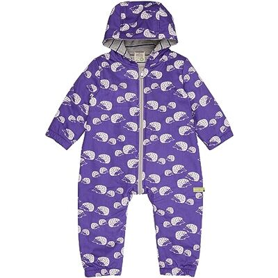 loud + proud Combinaison imperméable pour bébé fille, rembourrée, certifiée GOTS, violet, 50-56 loud + proud Combinaison imperméable pour bébé fille, rembourrée, certifiée GOTS, violet, 50-56