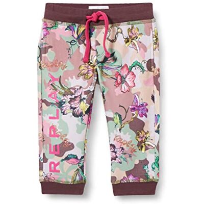 REPLAY Pantalon Décontracté pour Filles, 020 Mimetic/Flowers Hazelnut, 6 mois REPLAY Pantalon Décontracté pour Filles, 020 Mimetic/Flowers Hazelnut, 6 mois