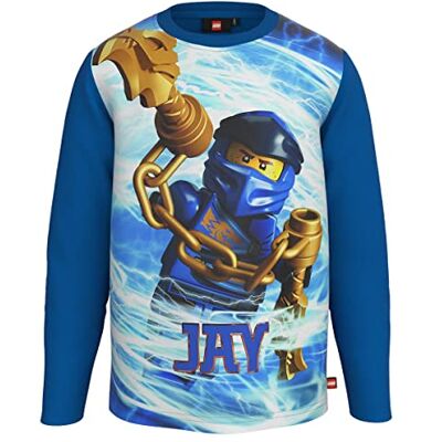 Lego Ninjago Kai Lloyd Cole Jay Lwtaylor 116 T-shirt à manches longues pour garçon T-shirt Garçon Lego Ninjago Kai Lloyd Cole Jay Lwtaylor 116 T-shirt à manches longues pour garçon T-shirt Garçon