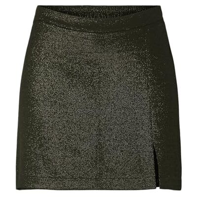 PIECES Pcbosella Hw Glitter Noos Jupe-short, Noir, XS PIECES Pcbosella Hw Glitter Noos Jupe-short, Noir, XS