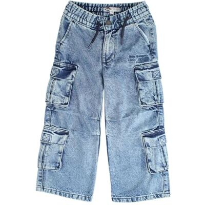 Lee Cooper Pantalon Cargo Garçon Pantalon Multi-Poches Coton Bleu 4 Ans, Bleu, 4 ans Lee Cooper Pantalon Cargo Garçon Pantalon Multi-Poches Coton Bleu 4 Ans, Bleu, 4 ans