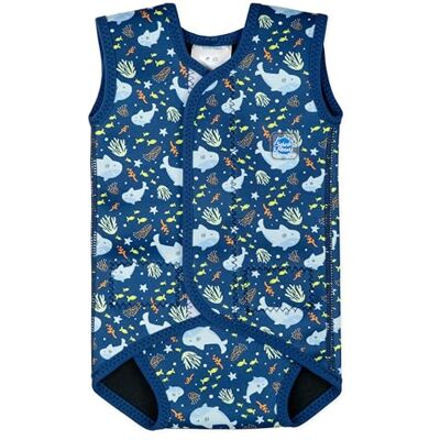 Splash About Baby Wrap Combinaison de plongée pour bébé Motif récif de requin Taille M 6-18 mois Splash About Baby Wrap Combinaison de plongée pour bébé Motif récif de requin Taille M 6-18 mois