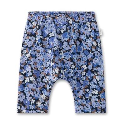 Sanetta Bleu pour bébé fille Pantalon doublé en viscose pratique et confortable avec taille élastique et vêtements Mille Fleur-Allover, bleu, 80 Sanetta Bleu pour bébé fille Pantalon doublé en viscose pratique et confortable avec taille élastique et vêtements Mille Fleur-Allover, bleu, 80