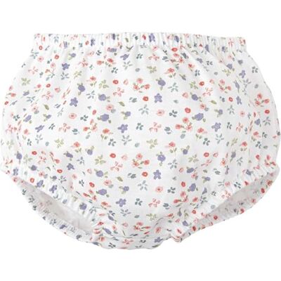 BABIDU Culotte pour bébé 100% coton avec imprimé floral multicolore, tissu doux et respirant, élastique à la taille et aux jambes, sous-vêtement confortable pour enfant, Unique, 3 mois BABIDU Culotte pour bébé 100% coton avec imprimé floral multicolore, tissu doux et respirant, élastique à la taille et aux jambes, sous-vêtement confortable pour enfant, Unique, 3 mois