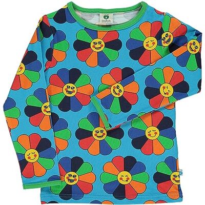 Småfolk T-shirt Ls. Flower Blouse Mixte enfant Småfolk T-shirt Ls. Flower Blouse Mixte enfant