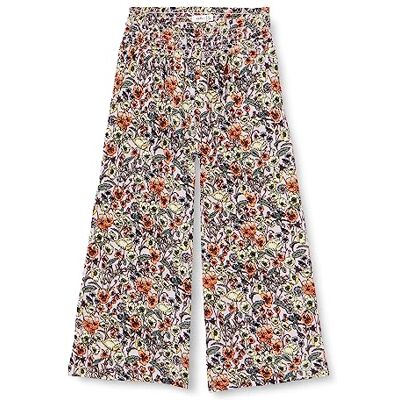 NAME IT Nkfjilima Wide Pant Pantalons Fille, Double Cream, 122 NAME IT Nkfjilima Wide Pant Pantalons Fille, Double Cream, 122