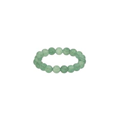 Purelei Bague de perles aventurine Bague flexible en perles de pierre naturelle verte Bande élastique Symbole de calme, de sérénité et d'équilibre intérieur Purelei Bague de perles aventurine Bague flexible en perles de pierre naturelle verte Bande élastique Symbole de calme, de sérénité et d'équilibre intérieur