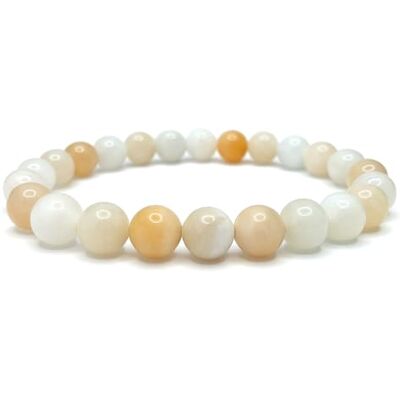 Felicidade Bracelet Pierre De Lune Naturelle Pour Femme Perles 8MM Élégance Et Bien-Être Au Quotidien Lithothérapie, Taille Unique, Pierre Semi-Précieuses Felicidade Bracelet Pierre De Lune Naturelle Pour Femme Perles 8MM Élégance Et Bien-Être Au Quotidien Lithothérapie, Taille Unique, Pierre Semi-Précieuses