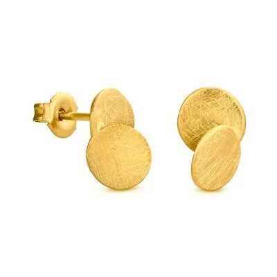 ART ARAI BOUCLES D'OREILLES GOLDEN Conçues par Sara Domènech Collection Arai Créoles de taille moyenne en métal doré ART ARAI BOUCLES D'OREILLES GOLDEN Conçues par Sara Domènech Collection Arai Créoles de taille moyenne en métal doré