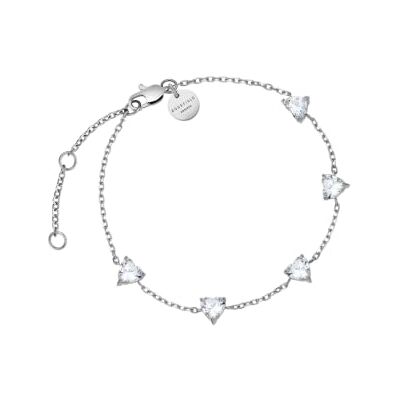 Rosefield Femme Acier Inoxydable Bracelet Rangée Cœurs Rosefield Femme Acier Inoxydable Bracelet Rangée Cœurs
