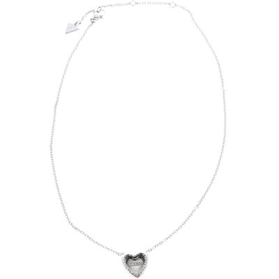 GUESS Colar, AÇO, argenté, Cœurs GUESS Colar, AÇO, argenté, Cœurs
