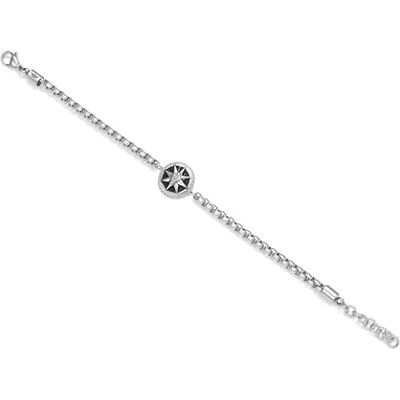 Police Octogram Bracelet en acier inoxydable pour hommes Police Octogram Bracelet en acier inoxydable pour hommes