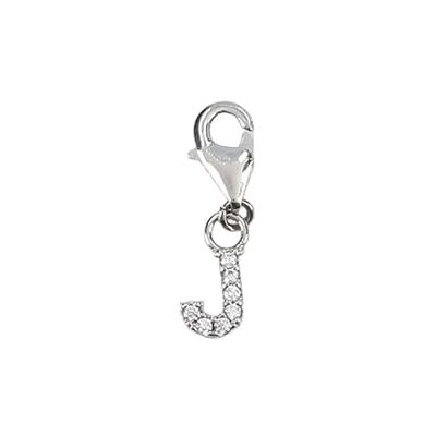 Depesche 11785-019 Charmes Express yourself Pendentif pour colliers et bracelets, lettre J, plaqué argent, comme petit cadeau Depesche 11785-019 Charmes Express yourself Pendentif pour colliers et bracelets, lettre J, plaqué argent, comme petit cadeau