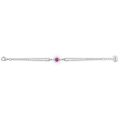 Phebus bracelet en acier inoxydable cristal 21 cm 833-031.B.502, Acier inoxydable Pierre Phebus bracelet en acier inoxydable cristal 21 cm 833-031.B.502, Acier inoxydable Pierre