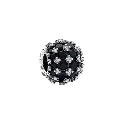 PANDORA Moments Sparkling Pavé Breloques rondes PANDORA Moments Sparkling Pavé Breloques rondes