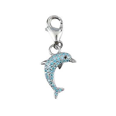 Depesche 11785-082 Charmes Express yourself pendentif pour colliers et bracelets, dauphin argenté, comme un petit cadeau Depesche 11785-082 Charmes Express yourself pendentif pour colliers et bracelets, dauphin argenté, comme un petit cadeau