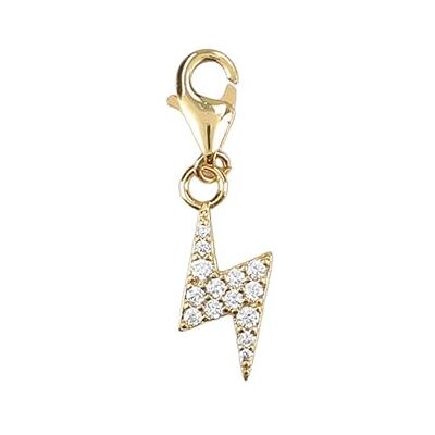 Depesche 11785-107 Breloques express yourself Pendentif pour colliers et bracelets, éclair doré, comme petit cadeau Depesche 11785-107 Breloques express yourself Pendentif pour colliers et bracelets, éclair doré, comme petit cadeau