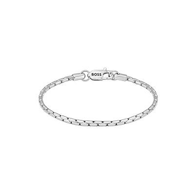 Boss Bijoux Homme Collection EVAN Collier Chaîne ou Bracelet en Acier Inoxydable, Medium, Acier inoxydable, Pas de gemme Boss Bijoux Homme Collection EVAN Collier Chaîne ou Bracelet en Acier Inoxydable, Medium, Acier inoxydable, Pas de gemme