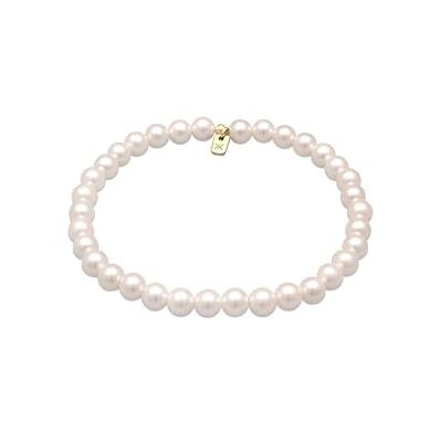 Kuzzoi Bracelet Bouddha pour homme Bracelet extensible en perles de coquillage Avec élément doré en argent sterling 925 Longueur : 19 cm Kuzzoi Bracelet Bouddha pour homme Bracelet extensible en perles de coquillage Avec élément doré en argent sterling 925 Longueur : 19 cm