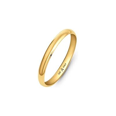 Amberta Alliance de Mariage en Or 14 Carats pour Femme et Homme Bague de Couple en Or Blanc ou Jaune Véritable Bague Simple Polie de Qualité Supérieure: Alliance en Or Jaune 2 mm Taille 57.6 Amberta Alliance de Mariage en Or 14 Carats pour Femme et Homme Bague de Couple en Or Blanc ou Jaune Véritable Bague Simple Polie de Qualité Supérieure: Alliance en Or Jaune 2 mm Taille 57.6