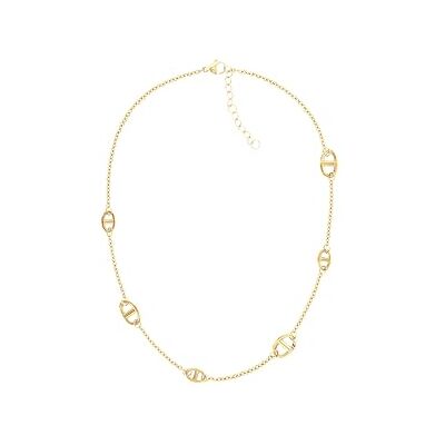 Tommy Hilfiger Jewelry Collier en Chaîne pour Femme en Acier Inoxydable avec placage Or Jaune 2781022 Tommy Hilfiger Jewelry Collier en Chaîne pour Femme en Acier Inoxydable avec placage Or Jaune 2781022