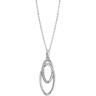 Lotus Collier motif entrelacé empierré Lotus Collier motif entrelacé empierré