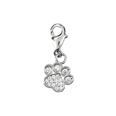 Depesche 11785-046 Breloques express yourself Pendentif pour colliers et bracelets, patte, argenté, petit cadeau Depesche 11785-046 Breloques express yourself Pendentif pour colliers et bracelets, patte, argenté, petit cadeau