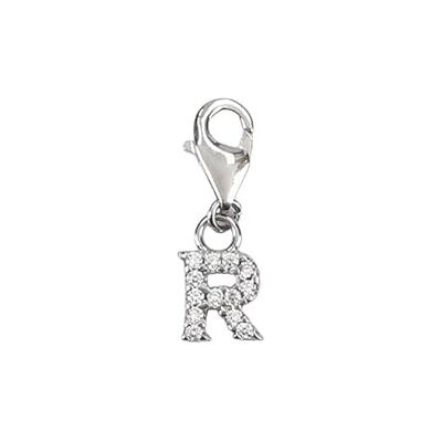 Depesche 11785-031 Charmes Express yourself Pendentif pour colliers et bracelets, lettre R, plaqué argent, comme petit cadeau Depesche 11785-031 Charmes Express yourself Pendentif pour colliers et bracelets, lettre R, plaqué argent, comme petit cadeau