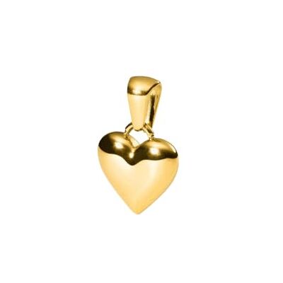 Purelei ® Aloha Love Charm Breloque en forme de cœur en acier inoxydable plaqué or, symbole d'amour et de compassion, 12,4 x 11,8 mm, doré/argenté/or rose Purelei ® Aloha Love Charm Breloque en forme de cœur en acier inoxydable plaqué or, symbole d'amour et de compassion, 12,4 x 11,8 mm, doré/argenté/or rose