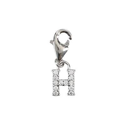 Depesche 11785-015 Charmes Express yourself Pendentif pour colliers et bracelets, lettre H, plaqué argent, comme petit cadeau Depesche 11785-015 Charmes Express yourself Pendentif pour colliers et bracelets, lettre H, plaqué argent, comme petit cadeau