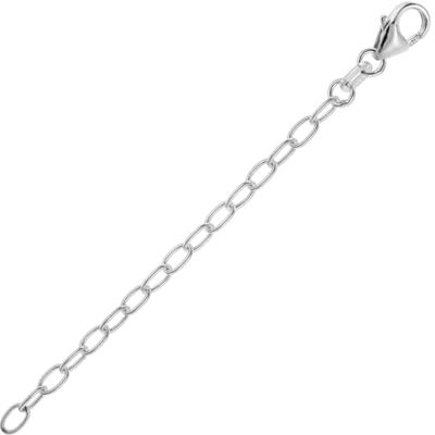 trendor Chaîne d'extension en argent 925 rhodié 7 cm Qualité supérieure Pour homme et femme Motif ancre large 21666 trendor Chaîne d'extension en argent 925 rhodié 7 cm Qualité supérieure Pour homme et femme Motif ancre large 21666