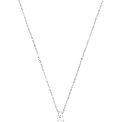 LUXENTER Collier Alphabet Finition Argent Lettre A, Mediano, Métal, Sans Gemme, Mediano, Métal, Sans Gemme, Mediano, Métal, Pas de gemme LUXENTER Collier Alphabet Finition Argent Lettre A, Mediano, Métal, Sans Gemme, Mediano, Métal, Sans Gemme, Mediano, Métal, Pas de gemme