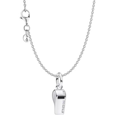 PANDORA Coffret cadeau collier en argent et sifflet Lot 590412-45 45 cm PANDORA Coffret cadeau collier en argent et sifflet Lot 590412-45 45 cm