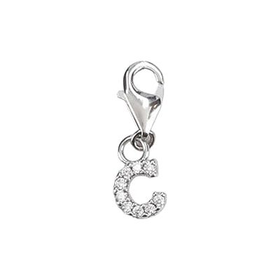 Depesche 11785-005 Charmes Express yourself Pendentif pour colliers et bracelets, lettre C, plaqué argent, comme petit cadeau Depesche 11785-005 Charmes Express yourself Pendentif pour colliers et bracelets, lettre C, plaqué argent, comme petit cadeau