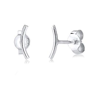 Elli Geo Trend Boucles d'oreilles en forme d'arc Argent 925 Elli Geo Trend Boucles d'oreilles en forme d'arc Argent 925