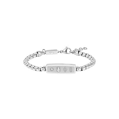 Lacoste Bracelet en Chaîne pour Homme Collection DISTRICT en Acier Inoxidable 2040538 Lacoste Bracelet en Chaîne pour Homme Collection DISTRICT en Acier Inoxidable 2040538