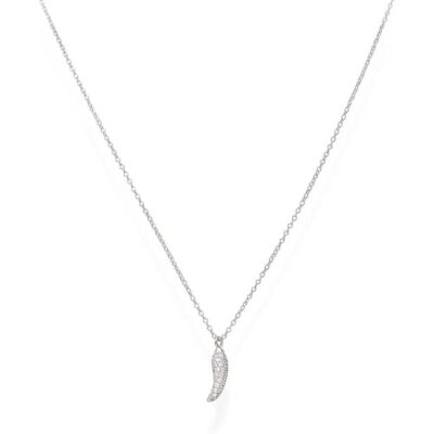 Amen Collier CLPEBZB pour femme, Acier allié, Argent Amen Collier CLPEBZB pour femme, Acier allié, Argent