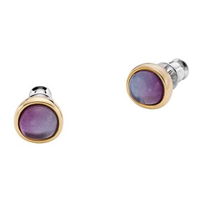 Skagen boucles d'oreilles pour femmes en acier inoxydable ou semi-précieux avec fermoir en forme de poteau Skagen boucles d'oreilles pour femmes en acier inoxydable ou semi-précieux avec fermoir en forme de poteau