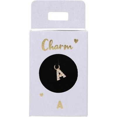 Depesche 11834-001 Charm Lettre A, Pendentif doré pour Colliers, Bracelets et Boucles d'oreilles, idéal comme Petit Cadeau, Multicolored, Normal Depesche 11834-001 Charm Lettre A, Pendentif doré pour Colliers, Bracelets et Boucles d'oreilles, idéal comme Petit Cadeau, Multicolored, Normal
