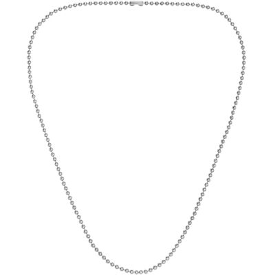 Traveller Collier – Homme/Femme – Acier inoxydable – Fabriqué en Allemagne – Argenté – Chaîne à billes – 50 cm x 2,5 mm – 187106 Traveller Collier – Homme/Femme – Acier inoxydable – Fabriqué en Allemagne – Argenté – Chaîne à billes – 50 cm x 2,5 mm – 187106